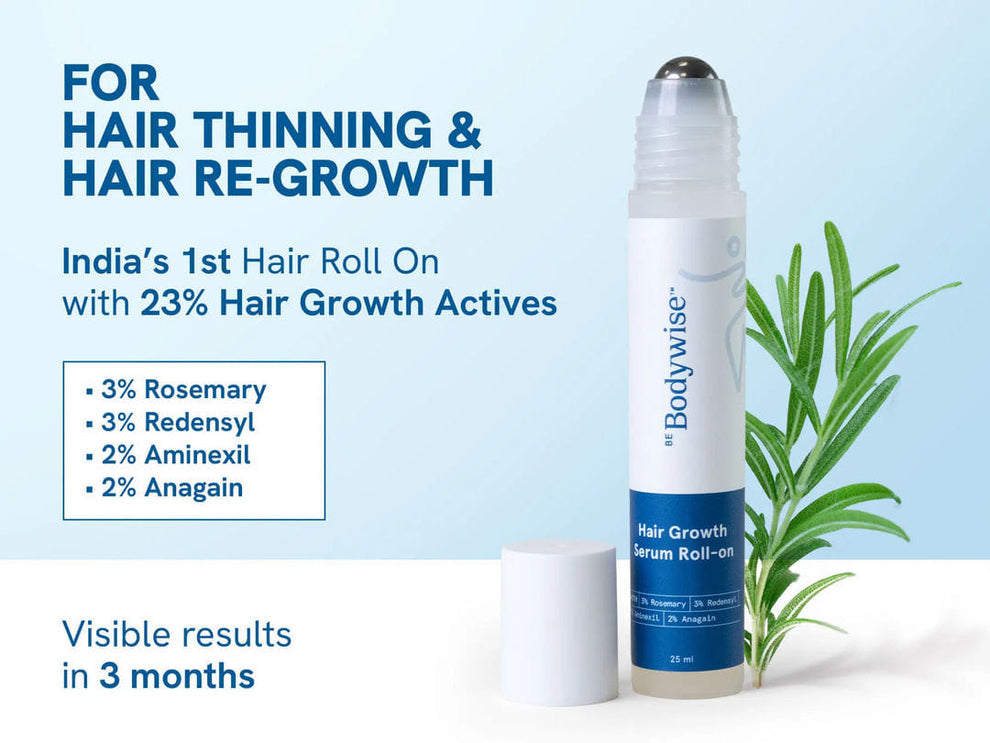 Be Bodywise Rosemary Hair Growth Serum Roll On