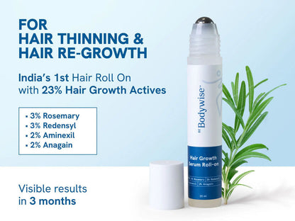 Be Bodywise Rosemary Hair Growth Serum Roll On